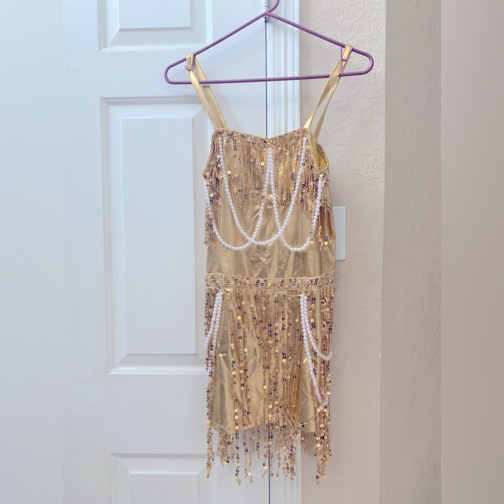 Gold Mini Dress Costume🤩✨